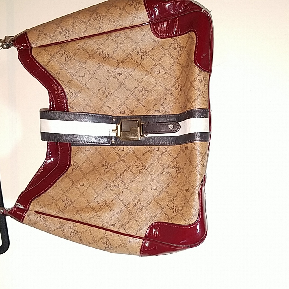 L.a.m.b  bags  good condition cherry color in the corners